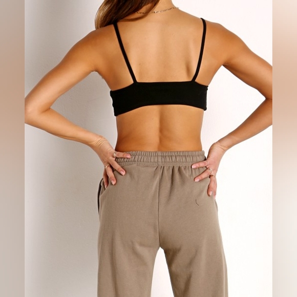 Joah Brown Structured Ribbed Bralette in Smoke - S/M in excellent condition - Picture 4 of 10